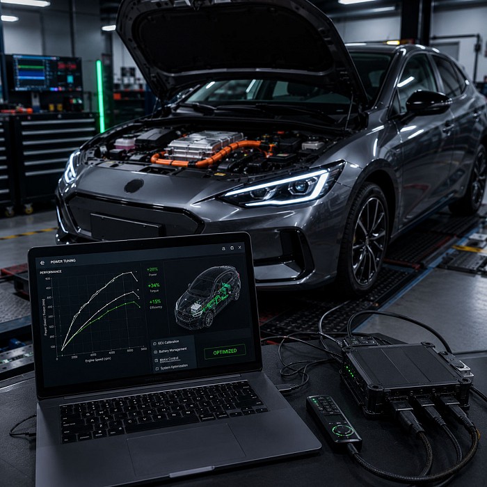 Tuning & Αύξηση Ιπποδύναμης υβριδικού οχήματος με Προγραμματισμό